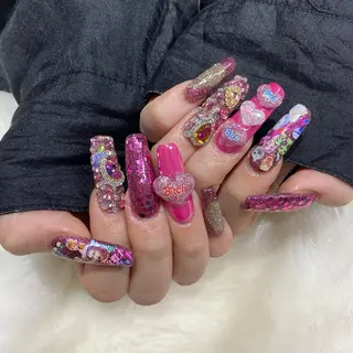 ネイル Amber21.所属・Nagahama Akariのネイルデザイン