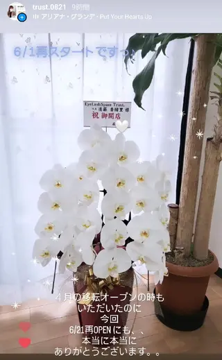 EyeLashSpace Trust.所属・アイラッシュスペース トラスト川越のマツエク・マツパデザイン