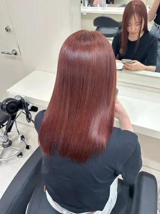 ロング カラー ヘアアレンジ 🎀 yuuka🎀のヘアスタイル