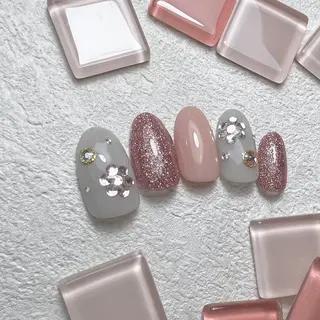 ネイル ⭐︎休業中の練習⭐︎ JNA認定講師髙橋のネイルデザイン