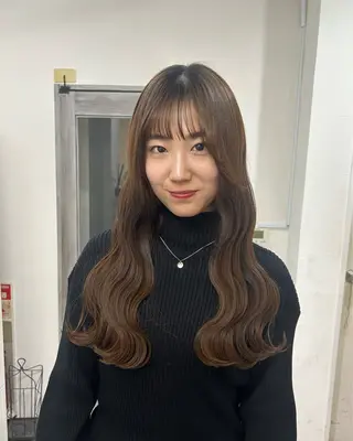 ロング 寺川留以 /カットモデル募集中のヘアスタイル