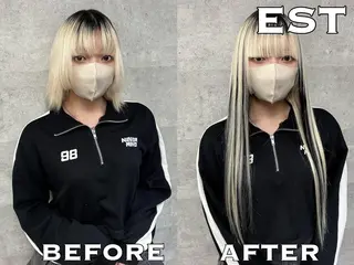 カラー ロング ヘアアレンジ メンズ MORI MARIKAのヘアスタイル