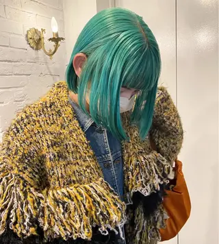 ミディアム カラー ヘアアレンジ 韓国ヘア×髪質 改善🇰🇷シオリのヘアスタイル