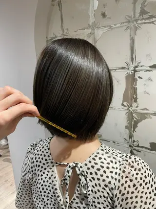 ショート Null 表参道所属・岩下昂世/ ハイトーン/デザインのヘアスタイル