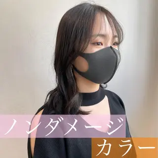 ミディアム カラー 岩戸 新のヘアスタイル