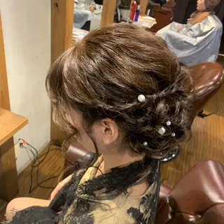 ロング ヘアアレンジ SOAR武蔵小杉所属・💜ハナエ💜 オーダーメイド美髪✨のヘアスタイル