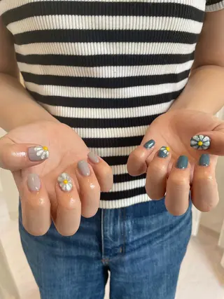 ネイル 束感まつ毛/ネイル/ LED♥KIRARAのマツエク・マツパデザイン