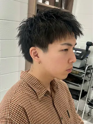 ショート メンズ fifth 原宿　【フィフス】所属・fifth/メンズ パーマ/川﨑泰就のヘアスタイル