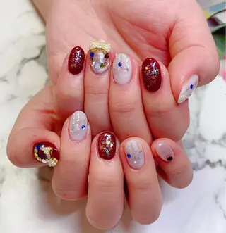 カラー ネイル Q Free nailsのネイルデザイン