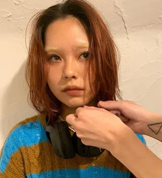 ミディアム カラー mikaze ˚✧₊☆*:.｡渋谷のヘアスタイル