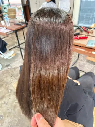ロング カラー ブリーチ/髪質改善 /Shori/店長のヘアスタイル