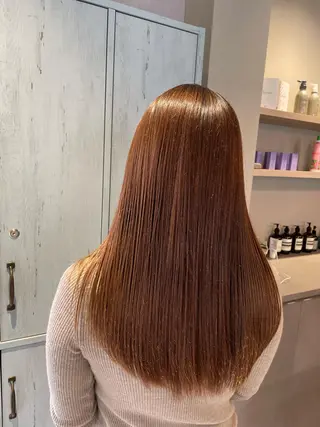 ロング 韓国風/オシャレ /縮毛矯正/滝口琴未のヘアスタイル