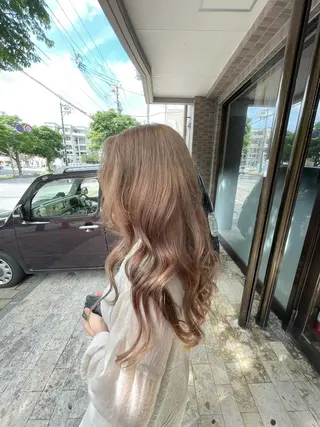 ロング andKおもろまち店 艶ダブルカラー✨のヘアスタイル