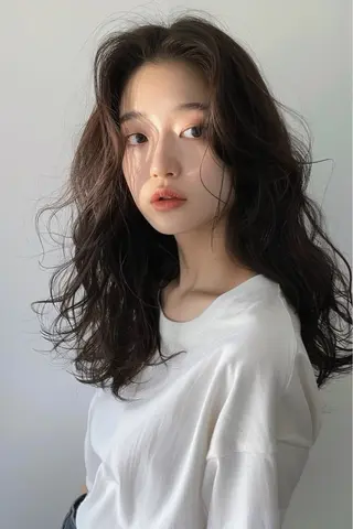 ロング パーマ 🍋髪質改善× 透明感カラー ジュリのヘアスタイル