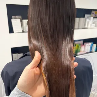 セミロング カラー パーマ ヘアアレンジ メンズ mona/ ストレートスタイル✨のヘアスタイル