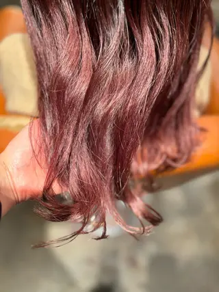 ロング カラー 髪質改善カラー ベージュ🤎YUMEのヘアスタイル