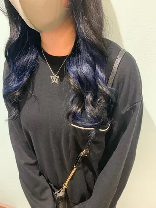 セミロング カラー ヘアアレンジ 髪質改善&Spa fee by carrefour 大橋店[フィー・バイ・カルフール大橋]所属・stylist Yukieのヘアスタイル