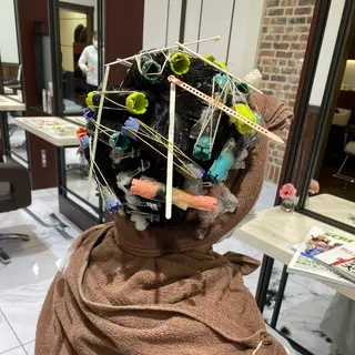 ショート パーマ メンズ 山崎 航のヘアスタイル