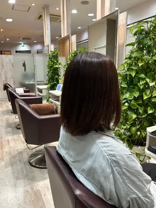 ミディアム Breath by first 富谷【ブレス バイ ファースト 富谷】所属・田口 舞衣のヘアスタイル