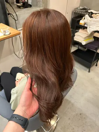 ロング カラー 🌟デザインカラー 久保悠那のヘアスタイル