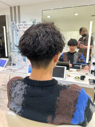 パーマ メンズ 波巻パーマ/毛流れ パーマ☘️りゅうせいのヘアスタイル