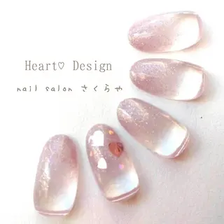 ミディアム さくらや❤ パラジェル使用のネイルデザイン