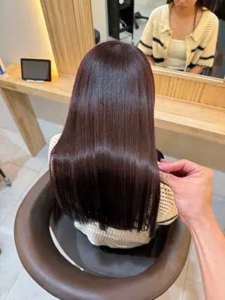 ロング attrait南堀江所属・KAISEI髪質改善 /縮毛矯正のヘアスタイル