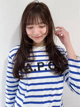 ロング カラー Chlan 六甲道所属・艶カラー/ヘッドスパ ✨Ayariのヘアスタイル