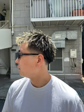 ショート カラー メンズ 💈メンズ/パーマ 💈中目黒/谷のヘアスタイル