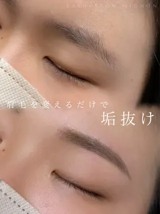 アイブロウ Lash&Brow Mignonのマツエク・マツパデザイン