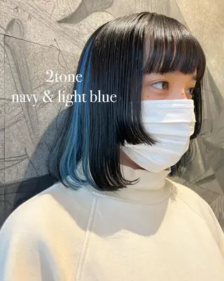 ミディアム カラー Kana 🍋 ハイトーン【高円寺】のヘアスタイル