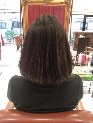 ミディアム カラー BEBE所属・ご新規様限定 透明感カラーKANAのヘアスタイル