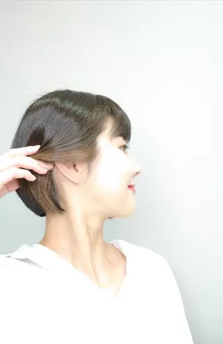 ショート カラー SAKUMA お手入れ簡単ヘアのヘアスタイル