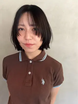 セミロング ミヨシマユ✨ チーフ就任記念🌈のヘアスタイル