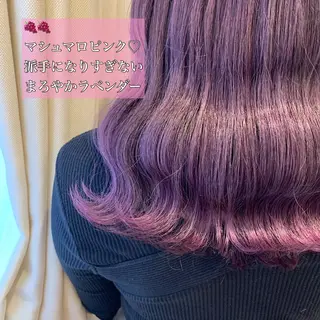 セミロング カラー ヘアアレンジ 代表🎀 ふわモテ愛 され髪🩷yumiのヘアスタイル