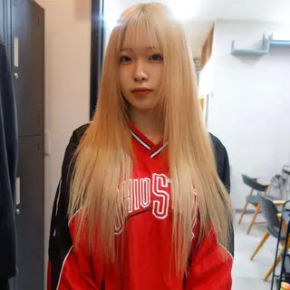 ロング 花香竜太/エクステ /ハイトーンカラーのヘアスタイル