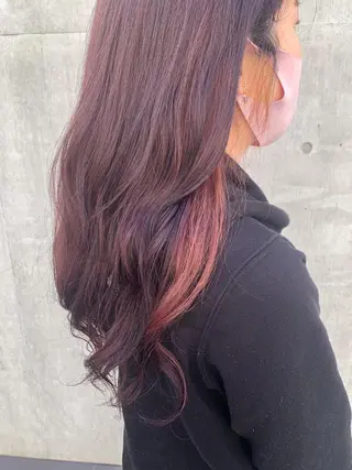 セミロング カラー ヘアアレンジ yuka .のヘアスタイル