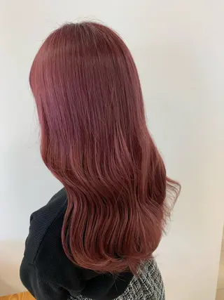 ロング カラー ハイトーン/ウルフ /レイヤー/坂野幸伸のヘアスタイル