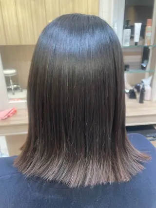 ミディアム パーマ 韓国ヘアメイク🎀/ 縮毛矯正✨山本媛香のヘアスタイル