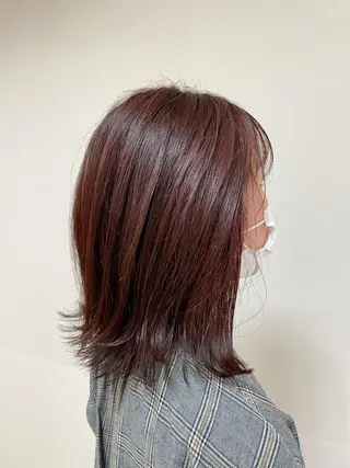 ミディアム カラー ヘアアレンジ 【Sweep】おじま のぞみのヘアスタイル