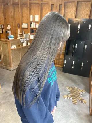 カラー まろみ暖色×ボブ ×chia🕯のヘアスタイル