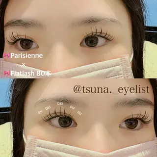 マツエク・マツパ Lim五反田所属・TSUNA 🌙 Lim 五反田のマツエク・マツパデザイン