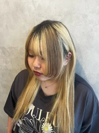 ロング 石原 光のヘアスタイル