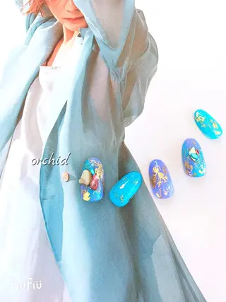 ネイル orchid ♡オーキッドのネイルデザイン