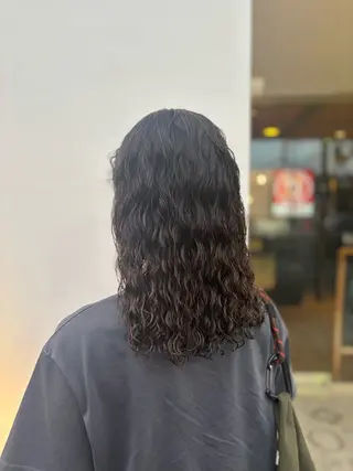 ミディアム パーマ 落海 風花のヘアスタイル