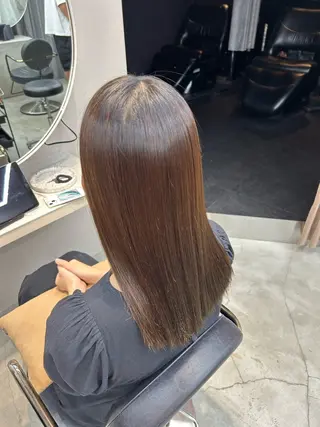 ロング 林奏良 髪質改善/ハイトーンのヘアスタイル