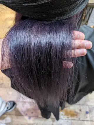 カラー 清明 杏友見のヘアスタイル