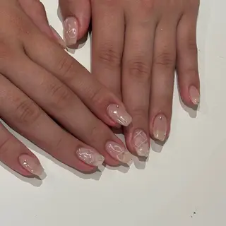 ネイル 🩶韓国/ワンホン myu🩶のネイルデザイン