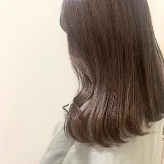 ロング カラー ボブ/美髪矯正 /佐藤　奈巳のヘアスタイル