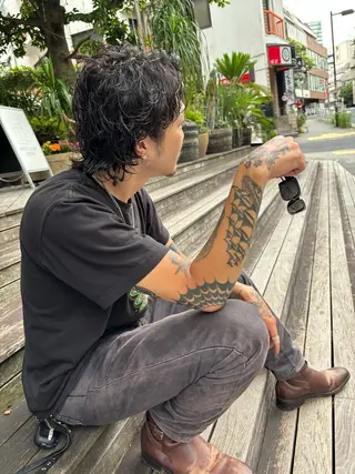 パーマ メンズ Le'a  SHIBUYA所属・Jo 💈メンズ特化💈のヘアスタイル